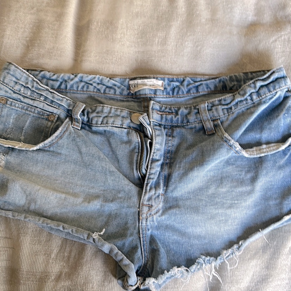 Jean shorts. Free People. Size 30